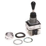 Allen-Bradley, 800T-T2H1EEXX, 30.5mm Type 4/13 Toggle Switch, Two Way Toggle, Up&Down-Maint., 1 NC, 1 NC