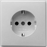 SCHUKO (IP20) Gira TX_44 c.alum.