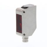 Photoelectric sensor, rectangular housing, stainless steel, red LED, b