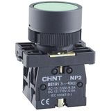 Direct pilot  (led) green plastic 230Vac (NP2-EV63/L/230)