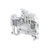 DISCONNECT TERMINAL BLOCK, TEST SOCKETS, DIA 2MM 0.079IN ON ADO SIDE, GREY, D2,5/5,SN.ADO