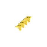 Terminal cover, Wemid, yellow, Height: 12 mm, Width: 7.3 mm, Depth: 6.