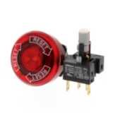 Emergency stop switch, illuminated, 30mm dia, push-lock/turn-reset, SP A16E7003C