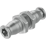 CRQSS-8 Push-in bulkhead connector