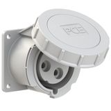 CEE-flanged socket straight 16A 3p 24V IP44 TWIST