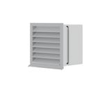 External wall duct, AWG 315 SR.2, EPS, silver-coloured grille