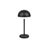 Elliot LED table lamp matt black rechargeable