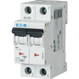 Miniature circuit breaker (MCB), 40 A, 2p, characteristic: B