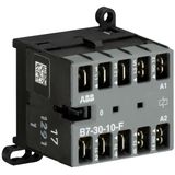 B7-30-10-F-84 Mini Contactor 110 ... 127 V AC - 3 NO - 0 NC - Flat-Pin Connections