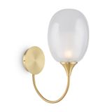 Modern Aura Wall lamp Brass