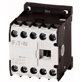 Contactor, 380 V 50 Hz, 440 V 60 Hz, 3 pole, 380 V 400 V, 3 kW, Contacts N/C = Normally closed= 1 NC, Screw terminals, AC operation