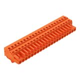 1-conductor female connector CAGE CLAMP® 2.5 mm² orange