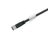 Sensor-actuator Cable (assembled), One end without connector, M8, Numb