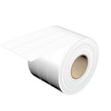 Device marking, Self-adhesive, halogen-free, 20 mm, Polyester, white