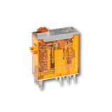 Mini.ind.relays 2CO 8A/24VAC/Agni/Test button/LED/Mech.ind. (46.52.8.024.0054)