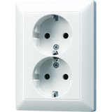 2 G Schuko socket AS5020UWW