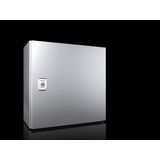 AX Compact enclosure, WHD: 380x380x210 mm, stainless steel 1.4301
