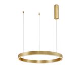 3000K Triac Dimmable Brass Gold Aluminium   & Acrylic  LED 40 Watt 2943Lm  230 Volt IP20   D: 60 H: 200 cm Adjustable Height