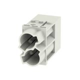 Module insert for industrial connector, Series: ModuPlug, Crimp connec