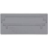 Separator plate 2 mm thick oversized gray