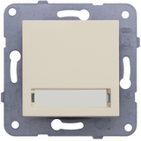 Karre Plus-Arkedia Beige Illuminated Labeled Buzzer Switch