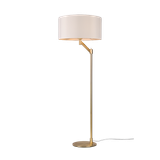 Cassio floor lamp E27 matt brass