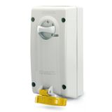 INTERLOCKED SOCKET 3P+E IP67 16A 4h