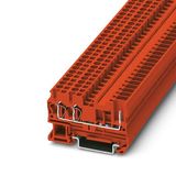 ST 2,5-TWIN/ 1P RD - Feed-through terminal block