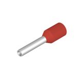 Wire-end ferrule, insulated, 10 mm, 8 mm, red