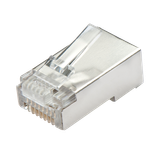 RJ-45 Connector STP Cat.5e 10x for patch cord, crimp type