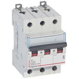 DX³6000 10kA high inlet and low outlet screw circuit breaker 3P 400V~ - 25A - curve C - for traditional HX³ comb