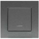 Novella Dark Grey Illuminated Switch