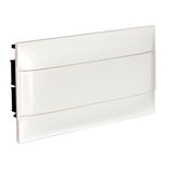 LEGRAND 1X18M FLUSH CABINET WHITE DOOR E + N  TERMINAL BLOCK FOR DRY WALL