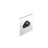 Art d'Arnould - 1 gang television socket TV-R-SAT socket Epure - Brushed Steel