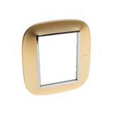 COVER PLATE 3+3M SATIN GOLD