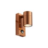 Acero Directional Wall Light PIR Copper