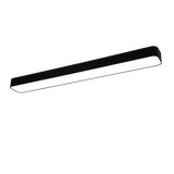 Asterion LED ceiling lamp 120 cm matt black