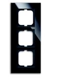 1723-825 Cover Frame carat® glass black