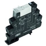 Relay module, 24 V UC ±10 %, Green LED, Rectifier, 1 CO contact (AgNi)