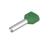 Wire end ferrule, Twin wire-end ferrule, 6 mm², Stripping length: 24 m