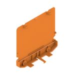 End plate, IP20 in installed state, PA 66, orange, Width: 27.2 mm