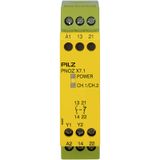 PNOZ X7.1 24VAC/DC 1n/o 1n/c