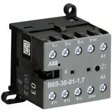 B6S-30-01-2.8-72 Mini Contactor 17 ... 32 V DC - 3 NO - 0 NC - Screw Terminals