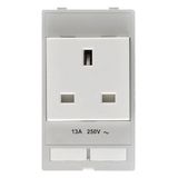 Plug socket module UK (BS)