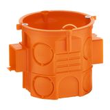 Flush mounted junction box S60DFw orange