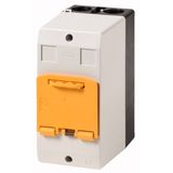 Insulated enclosure, for PKZ01, +padlocking feature yellow