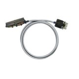 PLC-wire, Digital signals, 24-pole, Cable LiYY, 3 m, 0.25 mm²