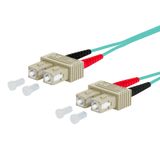 OpDAT patch cord SC-D/SC-D OM3, 1.0 m