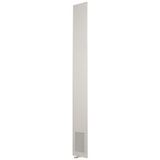 Rearwall, ventilated, HxW=2000x300mm, IP31, grey