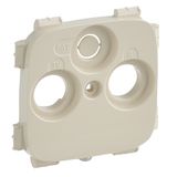 Cover plate Valena Allure - TV-R-SAT 30 mm socket cover - ivory